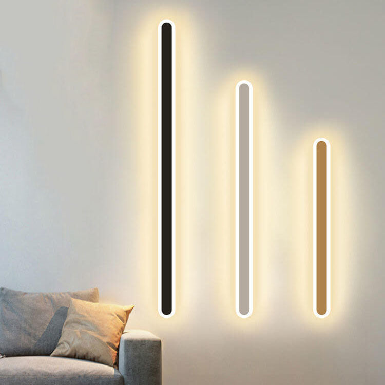 Apliques De Pared Lineales Led Minimalistas