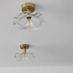 Lámpara De Techo Decorativa Inspirada En El Hibisco