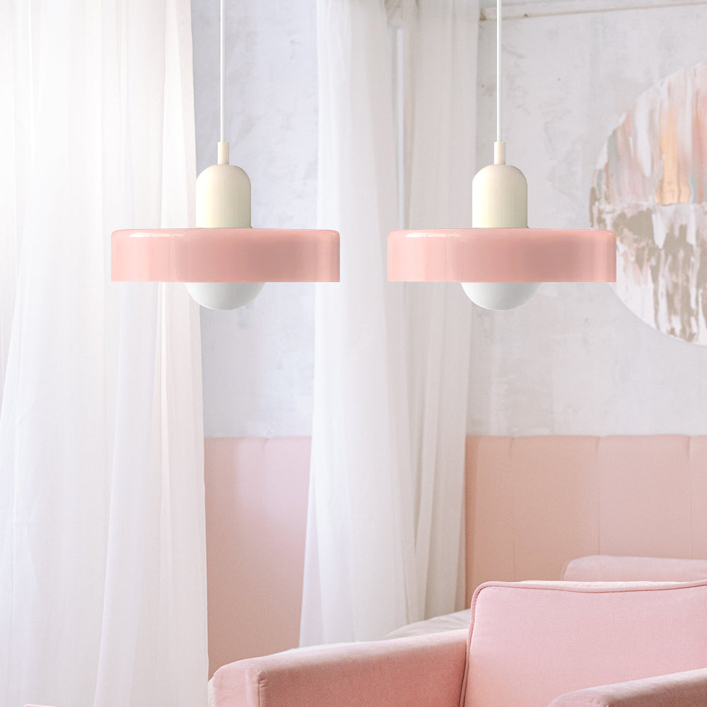 Lámpara De Techo De Dos Cabezas De Mediados De Siglo