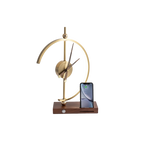 Lámpara De Mesita De Noche Multifuncional Con Reloj