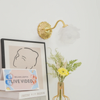 Apliques De Pared Retro Con Forma Floral