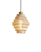 Lámpara De Techo Colgante Semiempotrada