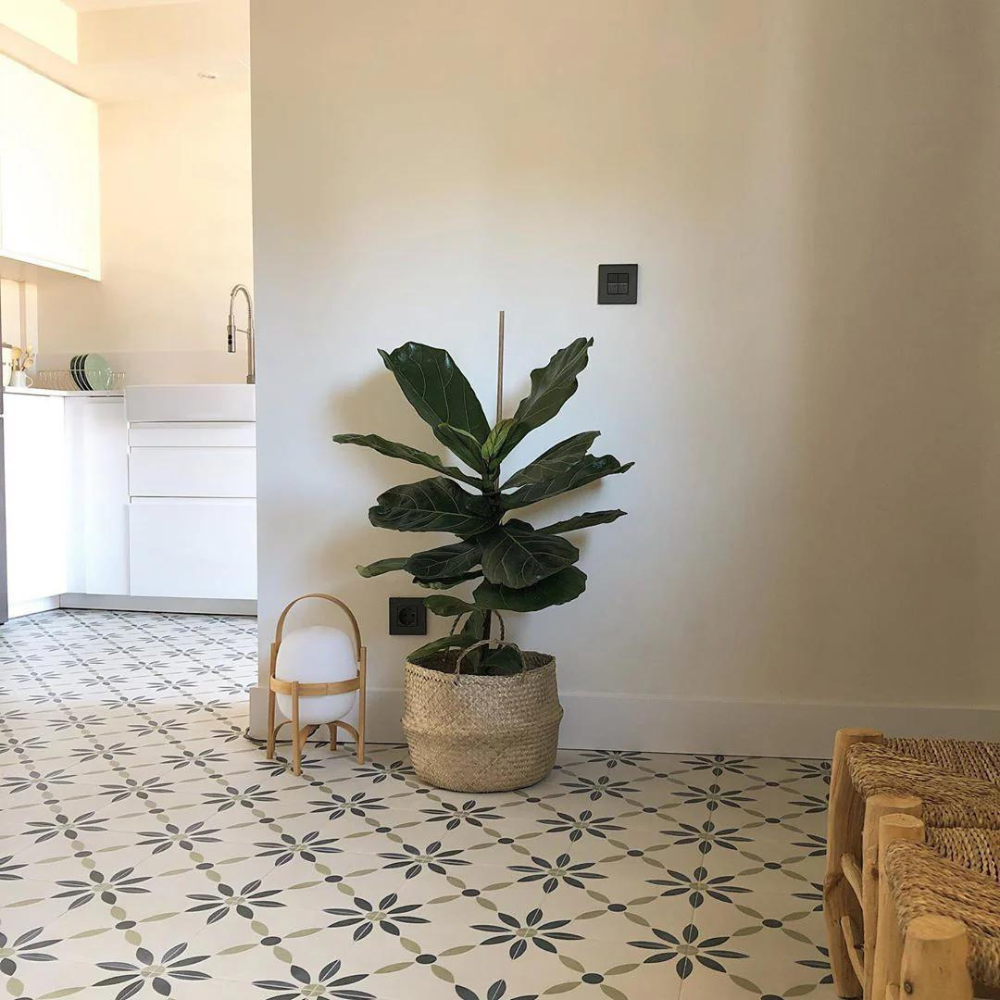 Lámpara De Mesa Bohemia Con Pantalla De Cristal