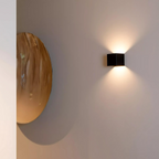 Apliques De Pared Led Minimalistas Negras