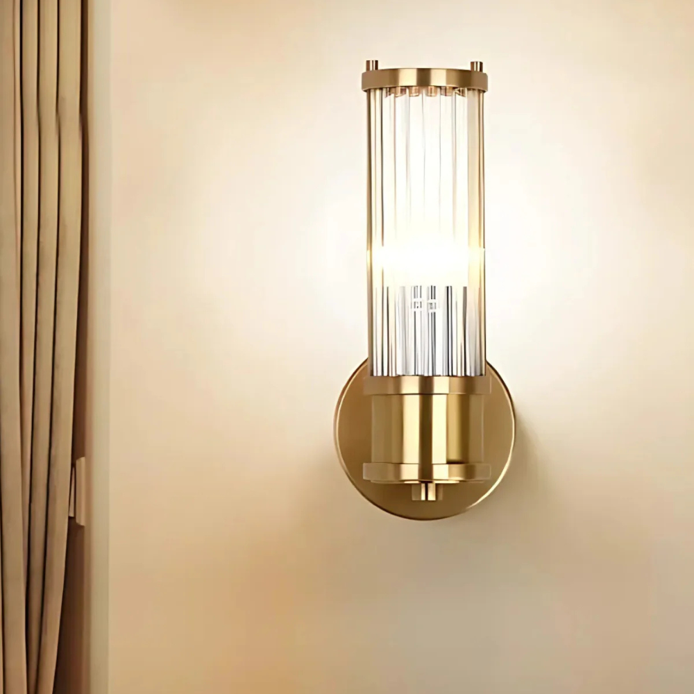 Apliques De Pared Led Dorados Minimalistas