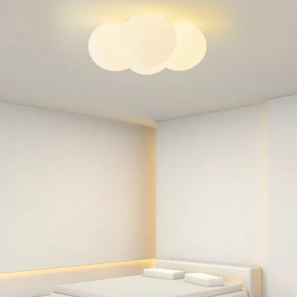 Lámpara De Techo Led Minimalista Con Forma De Nube