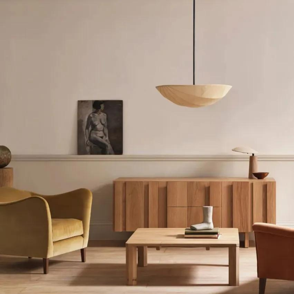 Lámpara De Techo Moderna De Inspiración Japonesa