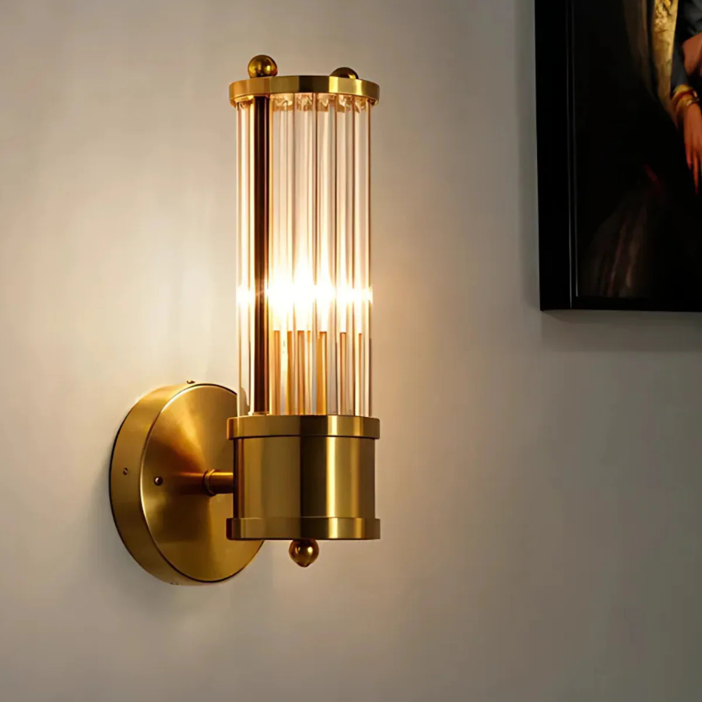 Apliques De Pared Led Dorados Minimalistas