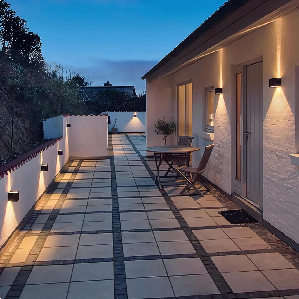 Apliques De Pared Led Minimalistas Negras