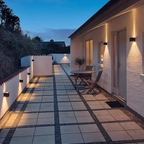 Apliques De Pared Led Minimalistas Negras