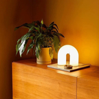 Lámpara De Mesa En Forma De Arco