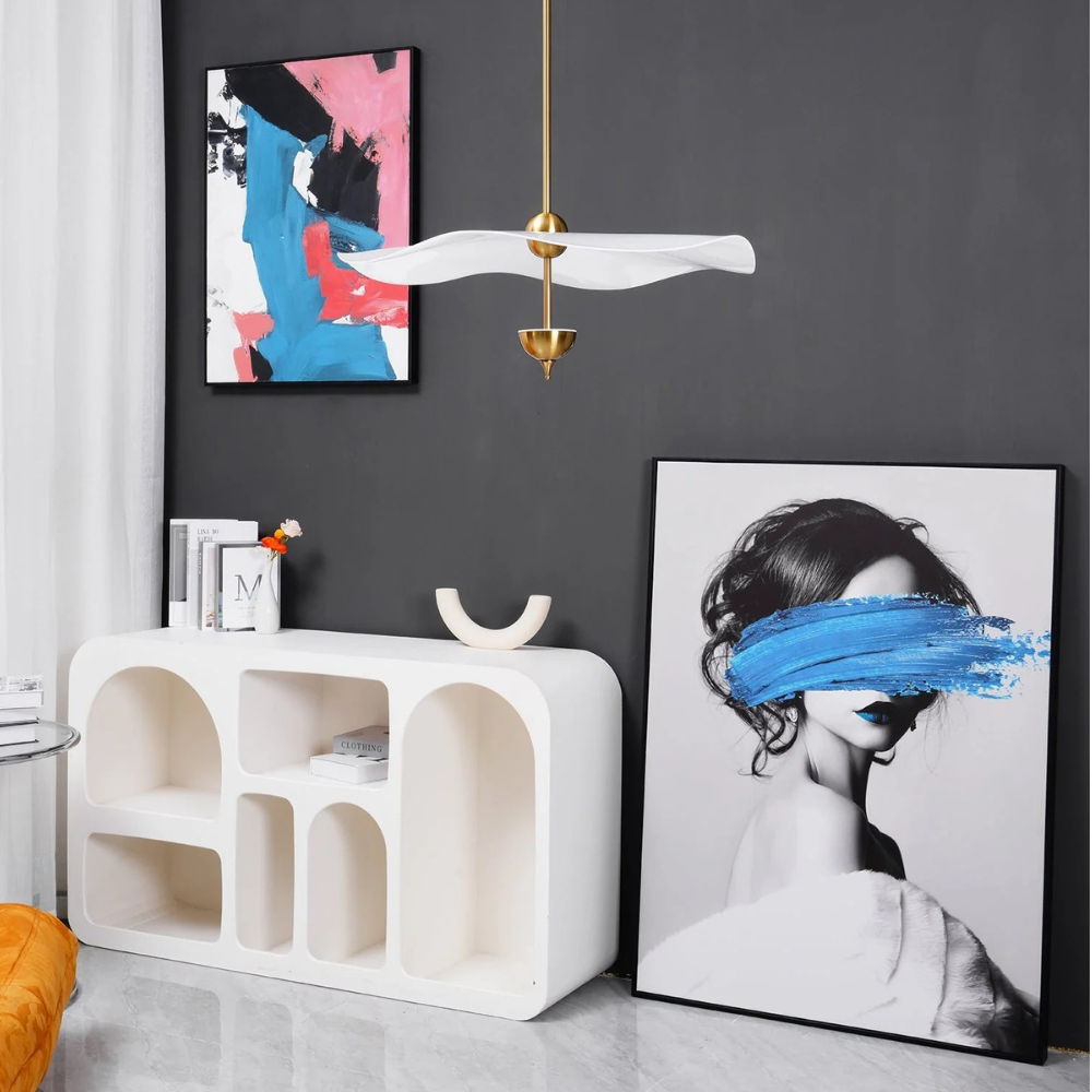 Lámpara De Techo Led Inspirada En El Loto