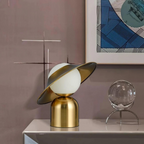 Lámpara De Mesa Moderna Inspirada En Un Sombrero