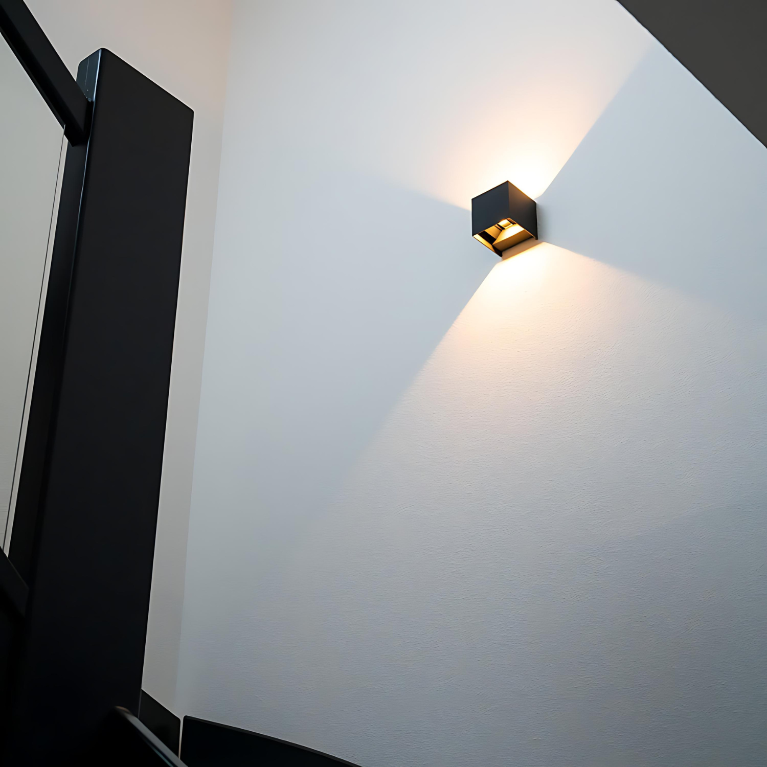 Apliques De Pared Led Minimalistas Negras