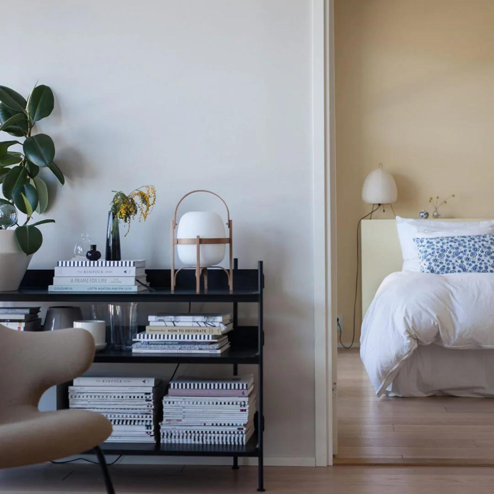 Lámpara De Mesa Bohemia Con Pantalla De Cristal