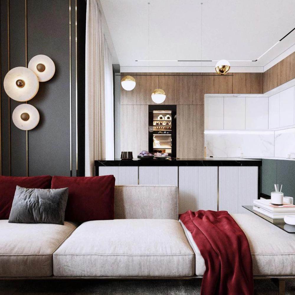 Apliques De Pared Redondo Clásico