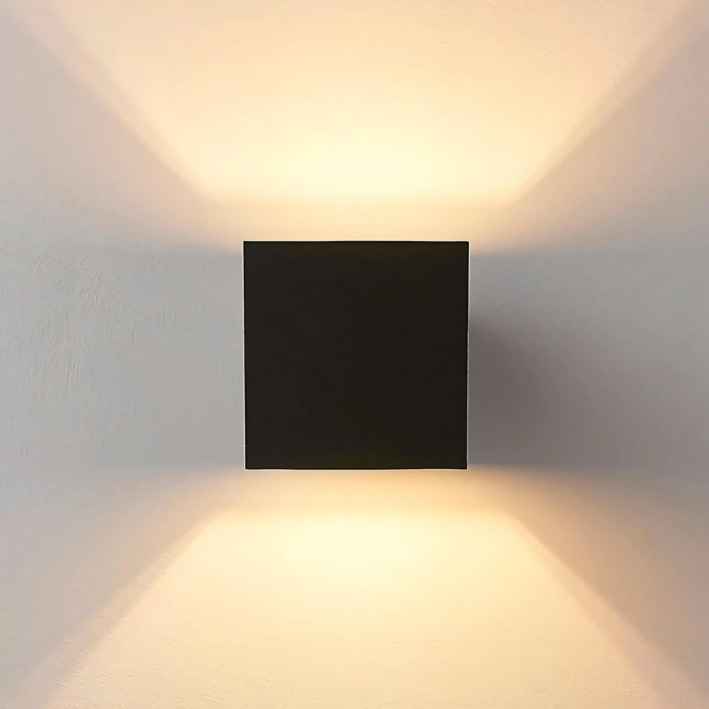 Apliques De Pared Led Minimalistas Negras