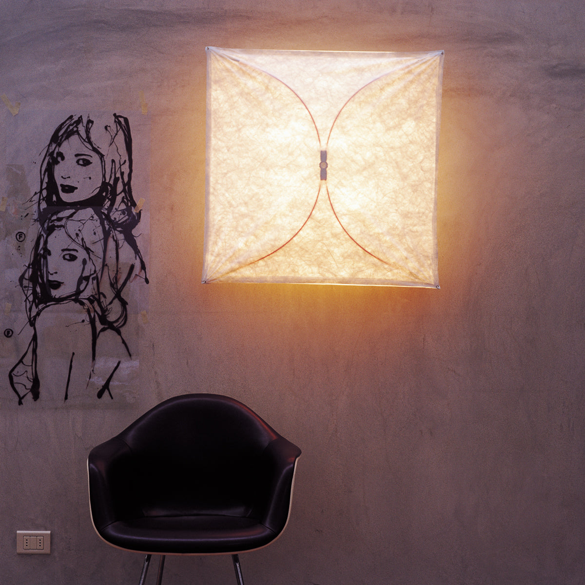 Lámpara de techo LED angular moderna geométrica