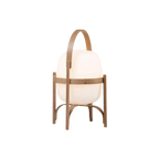 Lámpara De Mesa Bohemia Con Pantalla De Cristal