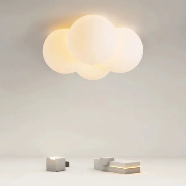 Lámpara De Techo Led Minimalista Con Forma De Nube