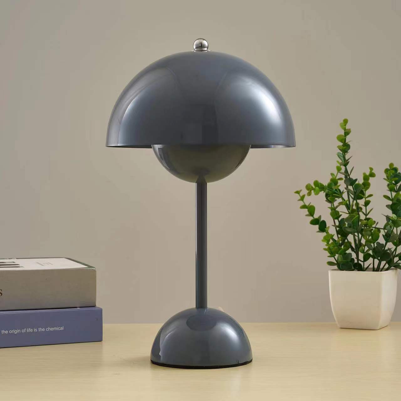 Lámpara De Mesa Recargable De Estilo Vintage