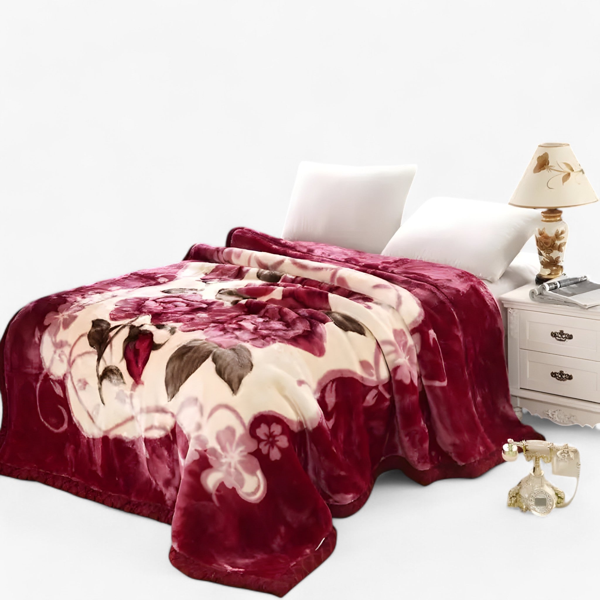 Mantas Gruesas Y Cálidas Estampadas