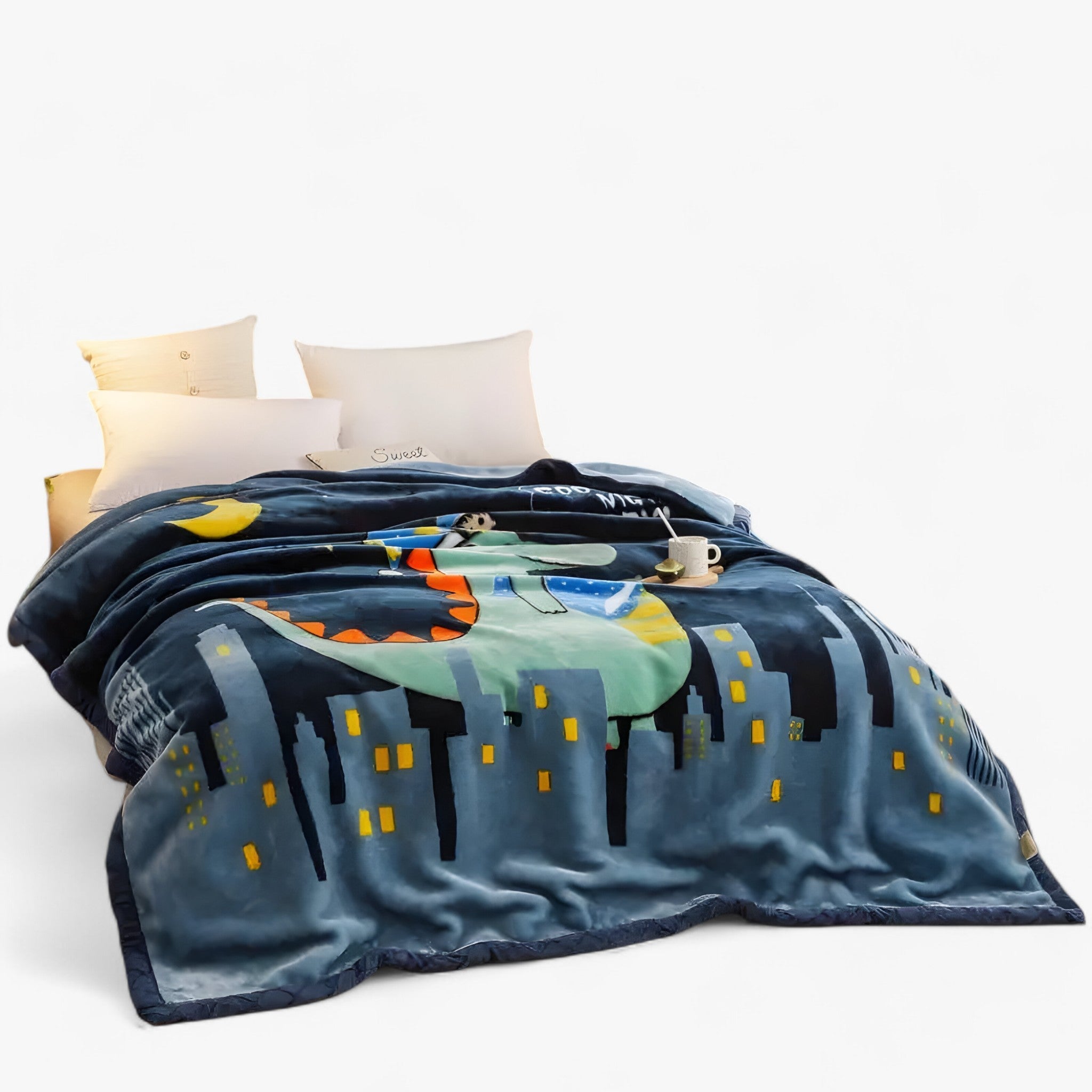 Mantas Gruesas Y Cálidas Estampadas