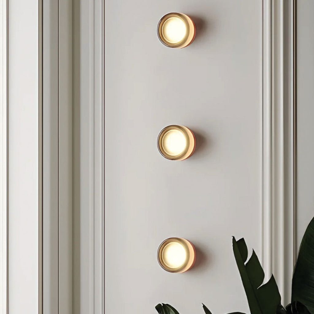 Apliques De Pared Led Redondos Minimalistas