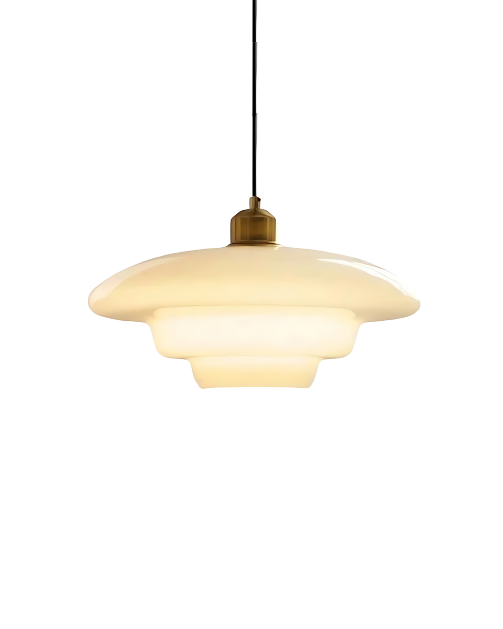 Lámpara De Techo En Capas De Mediados De Siglo