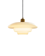 Lámpara De Techo En Capas De Mediados De Siglo