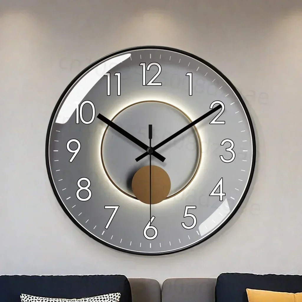 Reloj de Pared Contemporáneo y Silencioso