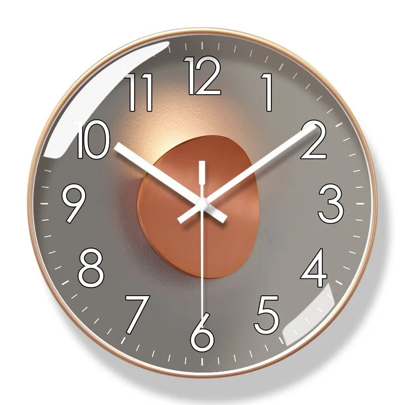 Reloj de Pared Contemporáneo y Silencioso