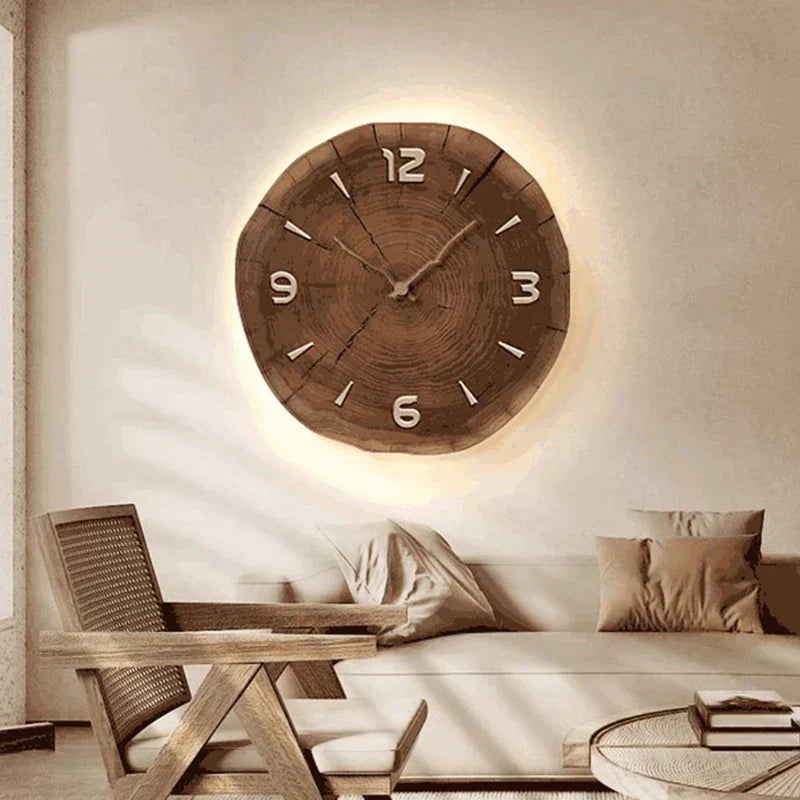 Reloj de Pared de Diseño Natural
