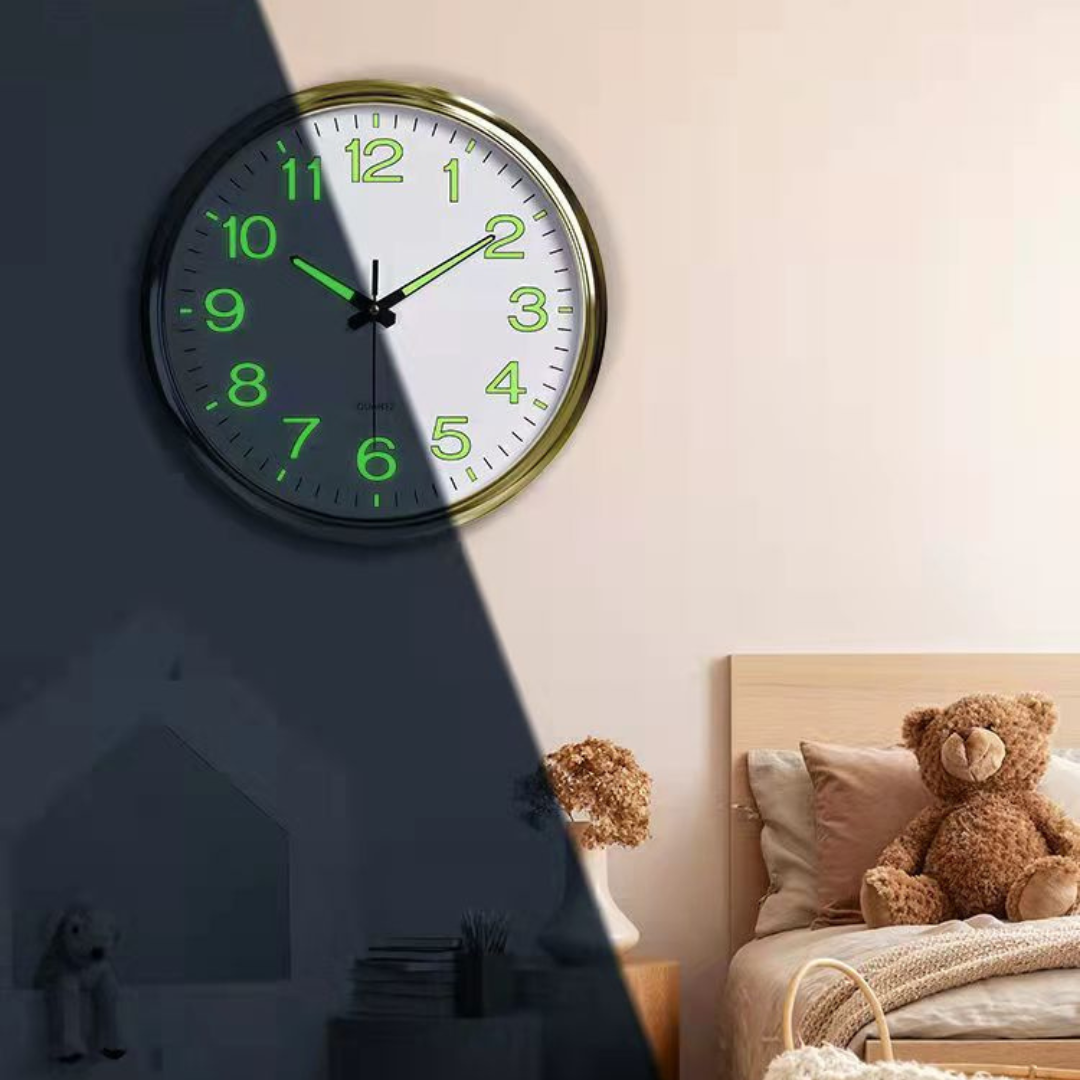 Reloj de Pared Silencioso con LED