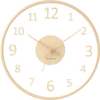 Reloj de Pared Minimalista de Vidrio